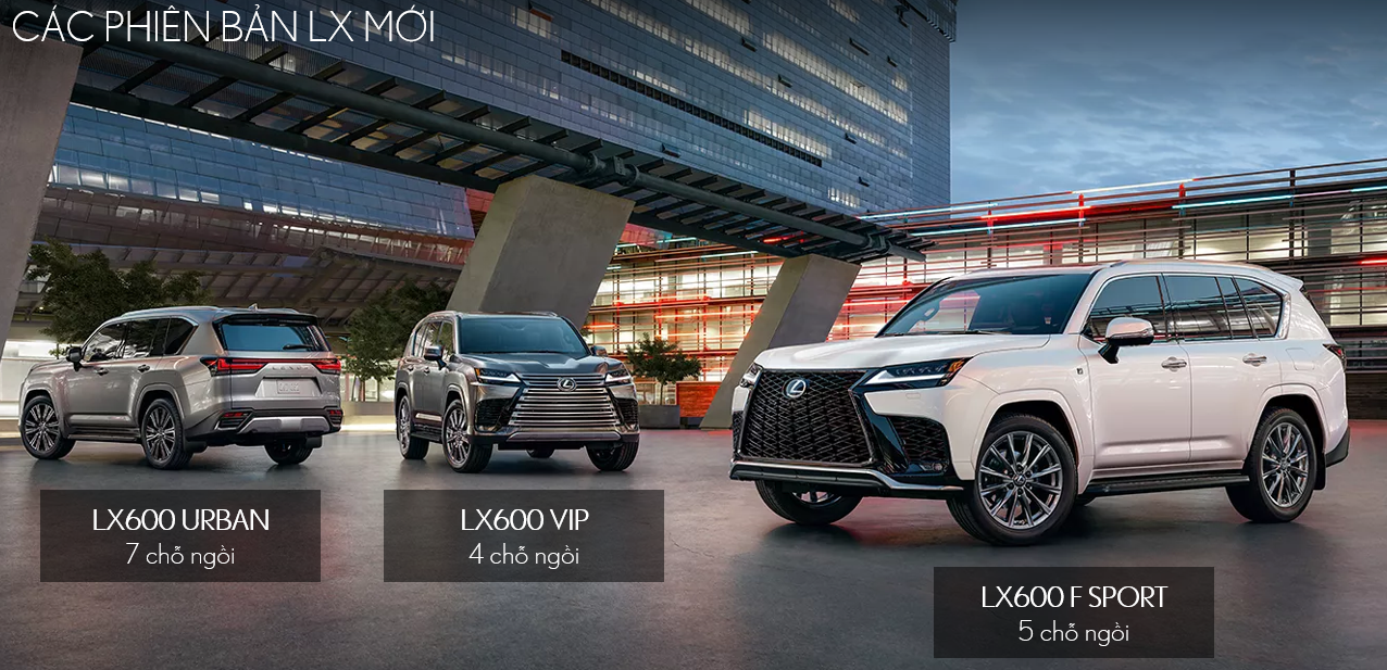 Giá Lexus LX600 7 chỗ